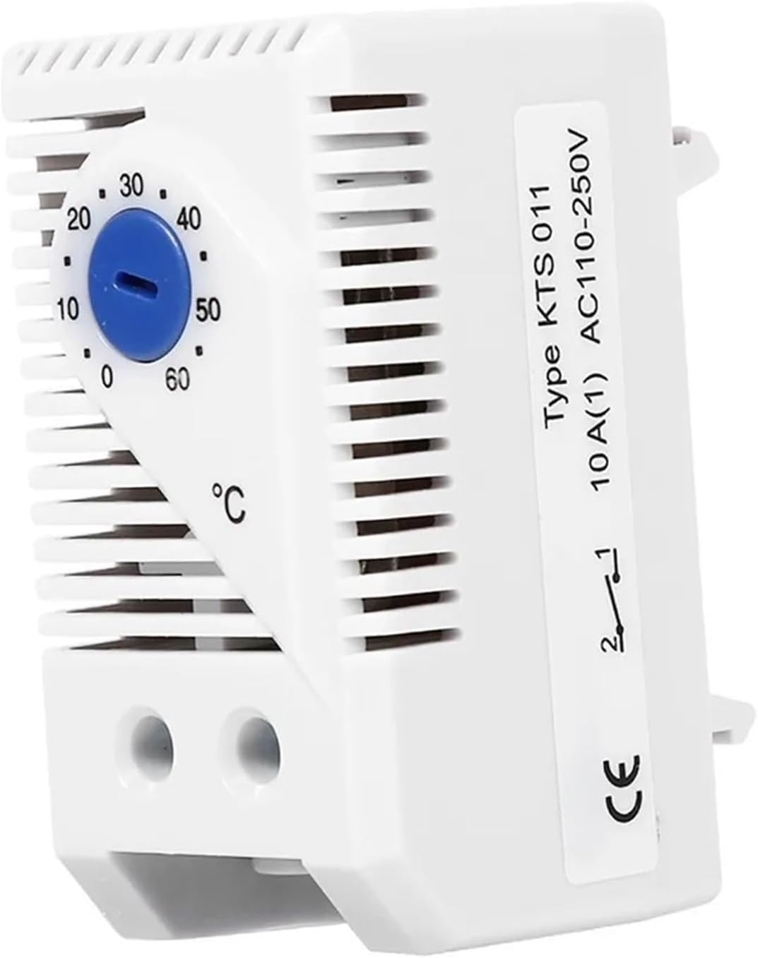 Electric Control 0-60℃ Adjustable Thermostat KTS011 KTO011 Temperature Controller Mechanical Thermostat HVAC Systems(KTS011)