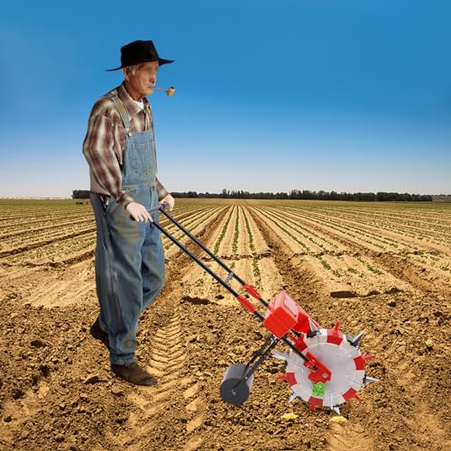 Esparcidor manual para semillas y fertilizante miniatura 3