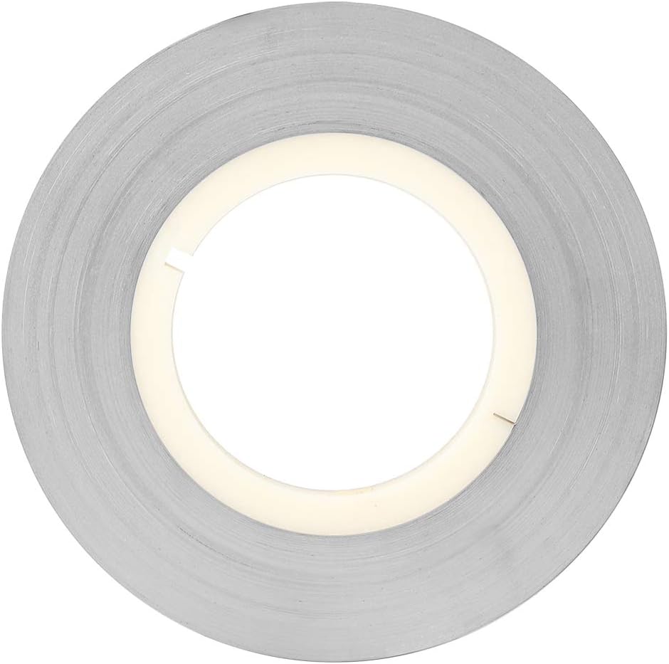 Walfront Battery Spot Welding Tape 0.15mm Strip Steel Plating Tape 1KG for Battery Building (0.15 * 8mm)