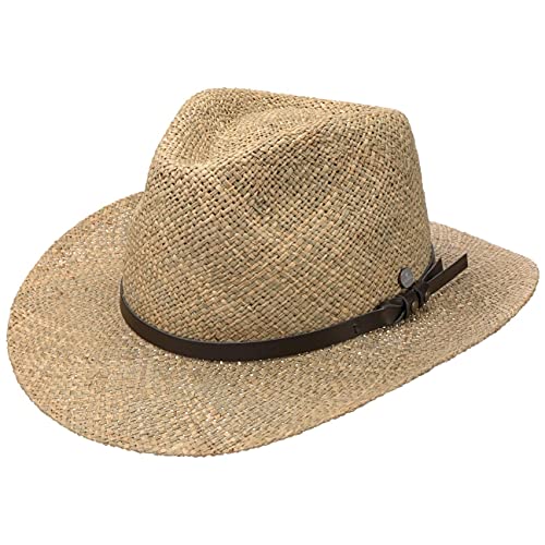 Lierys Seagrass Western Hat Women/Men Nature 7 1/2-7 5/8