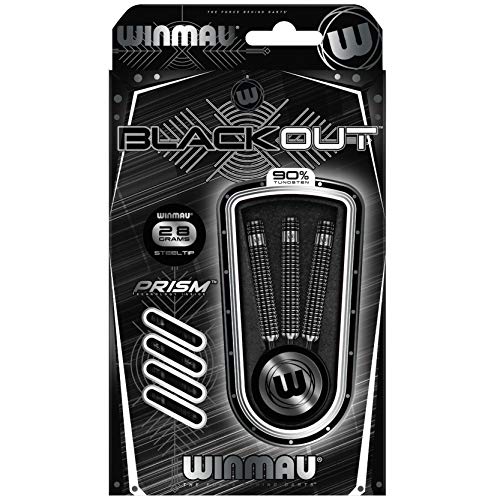 WINMAU Blackout rzutki do darta 22 g z wolframu i trzonkami