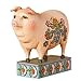 Jim Shore Heartwood Creek In Hog Heaven Folk Art Decorated Farm Pig Figurine