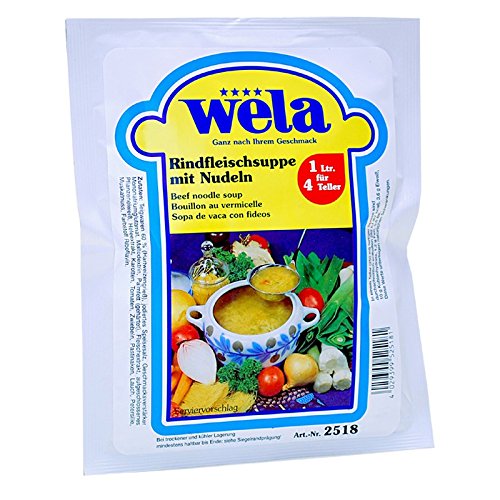 Rindfleischsuppe mit Nudeln