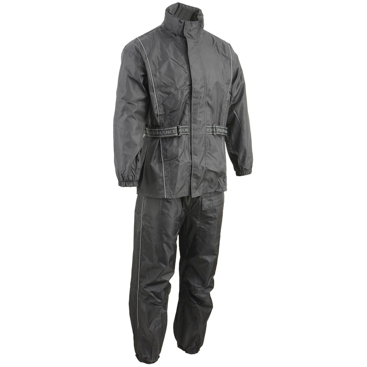 Milwaukee Leather Men's Motorcycle Riding Water Resistant Rain Suit