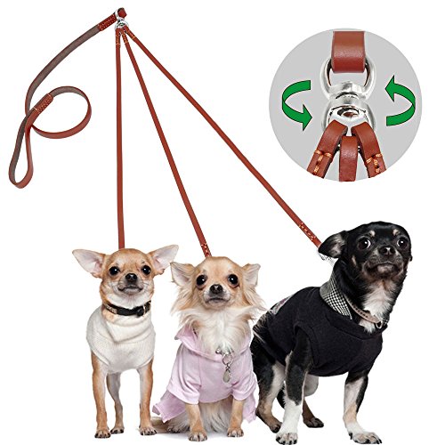 three dog leash coupler