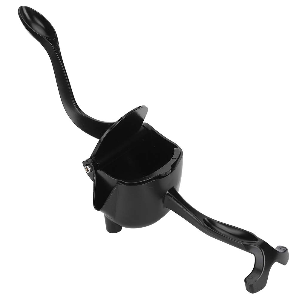 Ubersweet® Manual Juicer, Anti‑drip V‑Shaped Juice Outlet Easy to Clean Fruit Squeezer for Lemon Juice for Citrus Juice(Black) ||