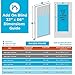 ODL Add On Blinds for Raised Frame Doors - Outer Frame Measurement 22-3/4