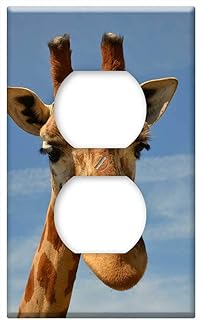 Switch Plate Outlet Cover - Giraffe Savanna Animal Zoo Africa Giraffe Head