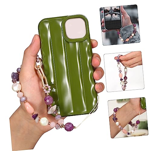 Éviter pertes smartphone dragonne cristal boho pendentif tendance - 4