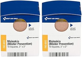 First Aid Only - FAE-6013 Pac-Kit by Moleskin Blister Prevention, 10 Count- Pack of 2