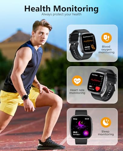 Image of EarlySincere Smart Watch for Men Women, 1.72 inch Retina HD Answer /Make Call