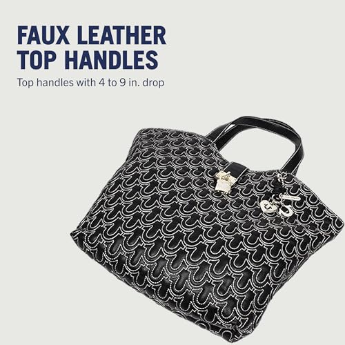 Bolso Tote True Religion con detalle de candado negro miniatura 4