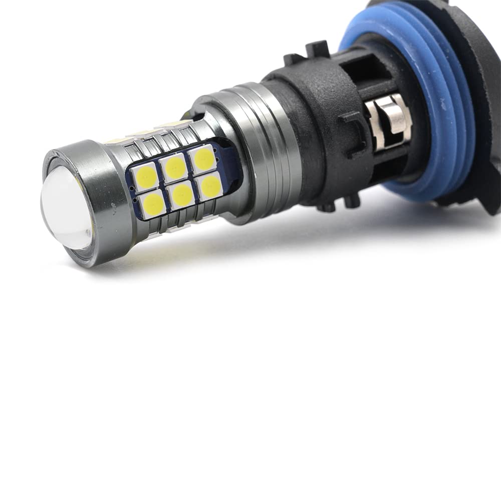 2 sztuki HP24W LED żarówki do świateł do jazdy dziennej z podstawą DRL żarówka światła dziennego dla Peugeot 3008 5008 2009-2016 Citroen C5 2008-2017 Led DLR żarówki do lamp parkingowych