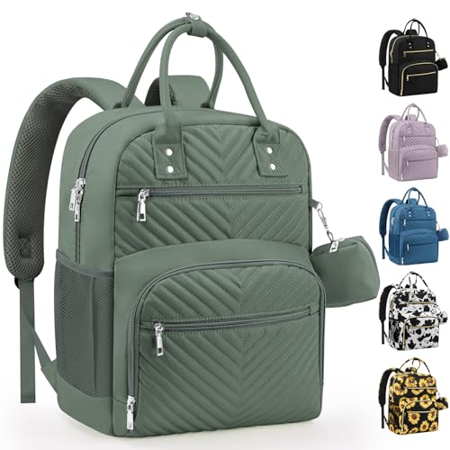 Pritent Diaper Bag Backpack, Green, M