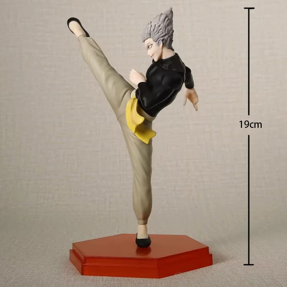 Zhongkaihua One Punch Man Figurine Tatsumaki debout Modèle d'action PVC Personnage de dessin animé Maquette de collection 21 cm (19 cm, Garou)