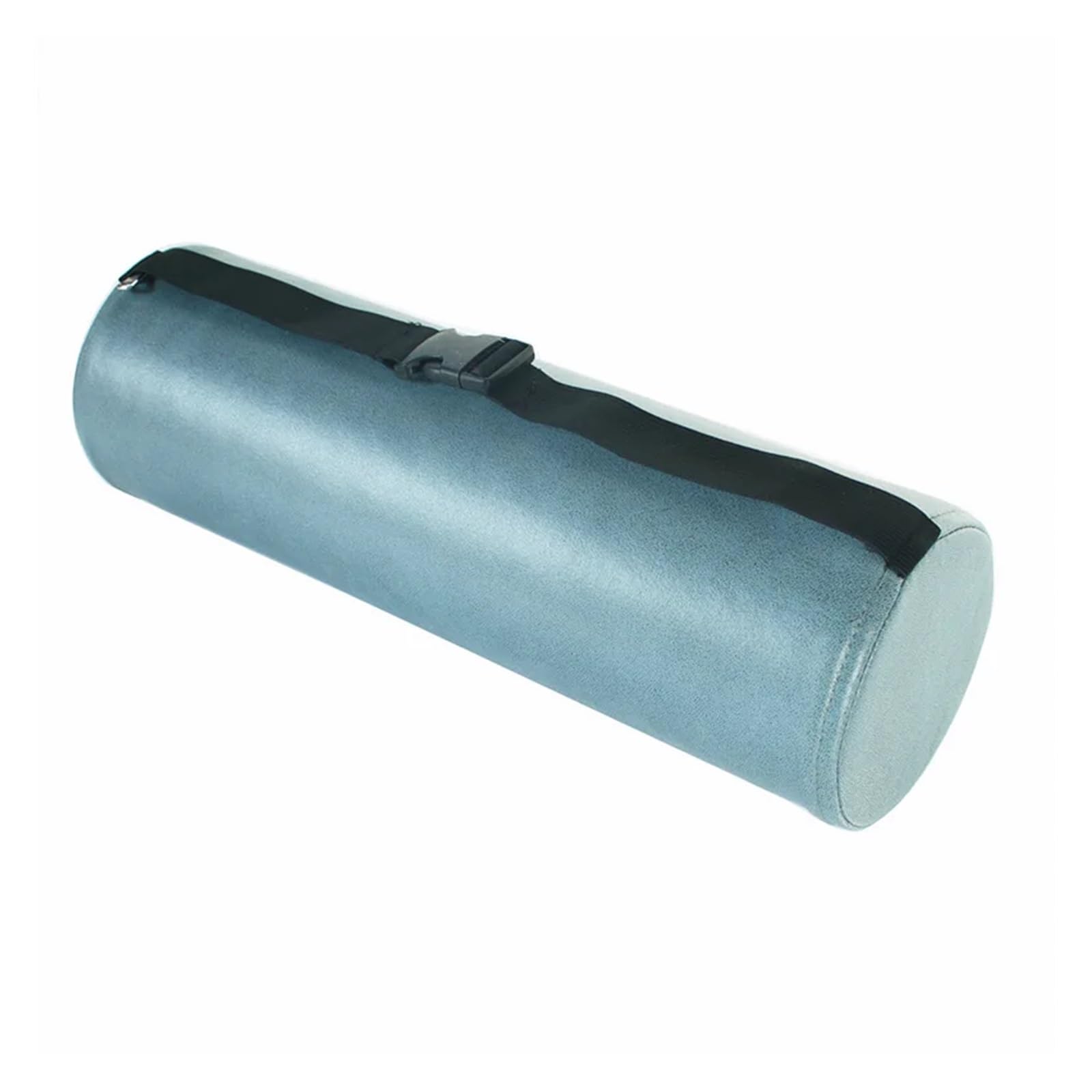Luoaxinn Blue Lumbar Roll Pillow Lumbar Support Roll Cylindrical Waist Office Home Fabric Pillow(,12Cm*40Cm)
