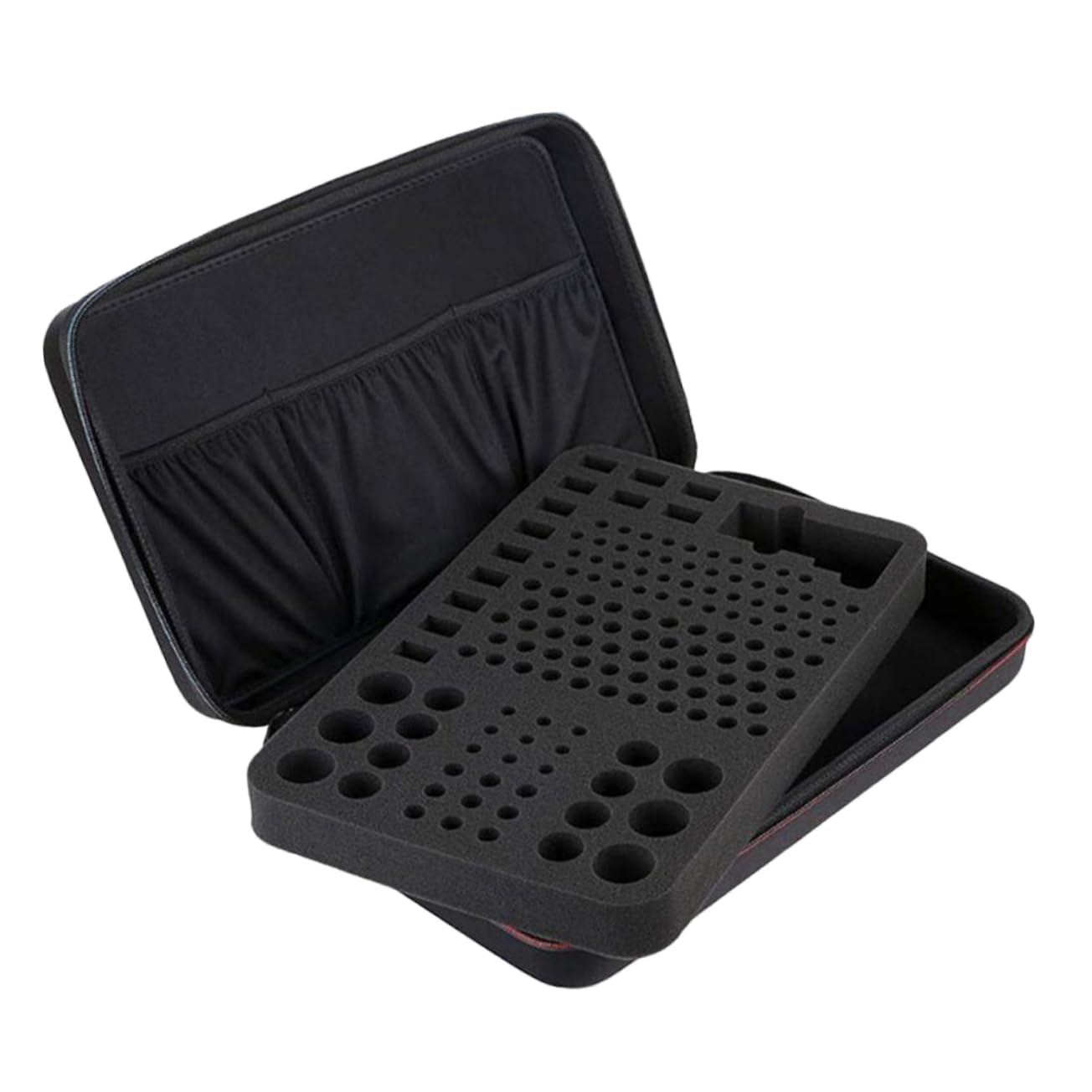 HOLIDYOYO Battery Organizer Storage Case Shockproof Dirtproof Battery Holder Box Compact Design Lightweight Travel Friendly Multi Functional Use