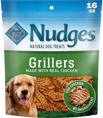 Blue Buffalo Nudges Grillers Chicken Dog Treats, 16 oz | Real Chi...