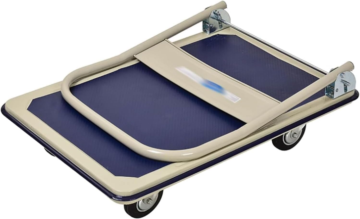 Autocarro con pianale for impieghi gravosi con Carrello pieghevoleCarrello con pianale in Metallo, Furgone con pianale, Carrello Mobile Silenzioso(S)