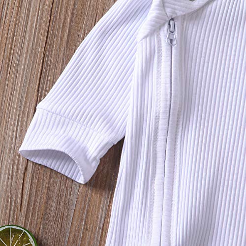 Image of Newborn Summer Baby Boy Girl Rompers Bodysuit Jumpsuit Playsuit One Piece Outfit Clothes