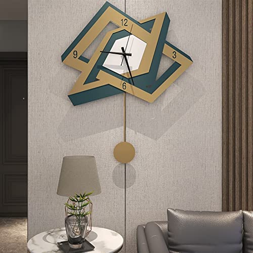 Horloge murale moderne 3D maison avec mécanisme silencieux créatif - 6