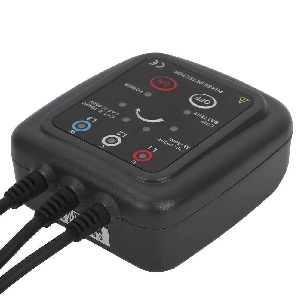 Detector de secuencia de fase sin medidor CA 70-1000 V con cable de sujeción de 0,6 m