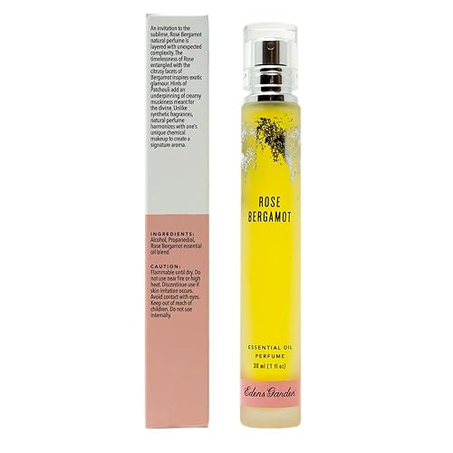 Miniatura 9 de Edens Garden Perfume natural de bergamota rosa para mujer, fabricado con aceites esenciales 100% puros, limpio y no tóxico, hipoalergénico y libre