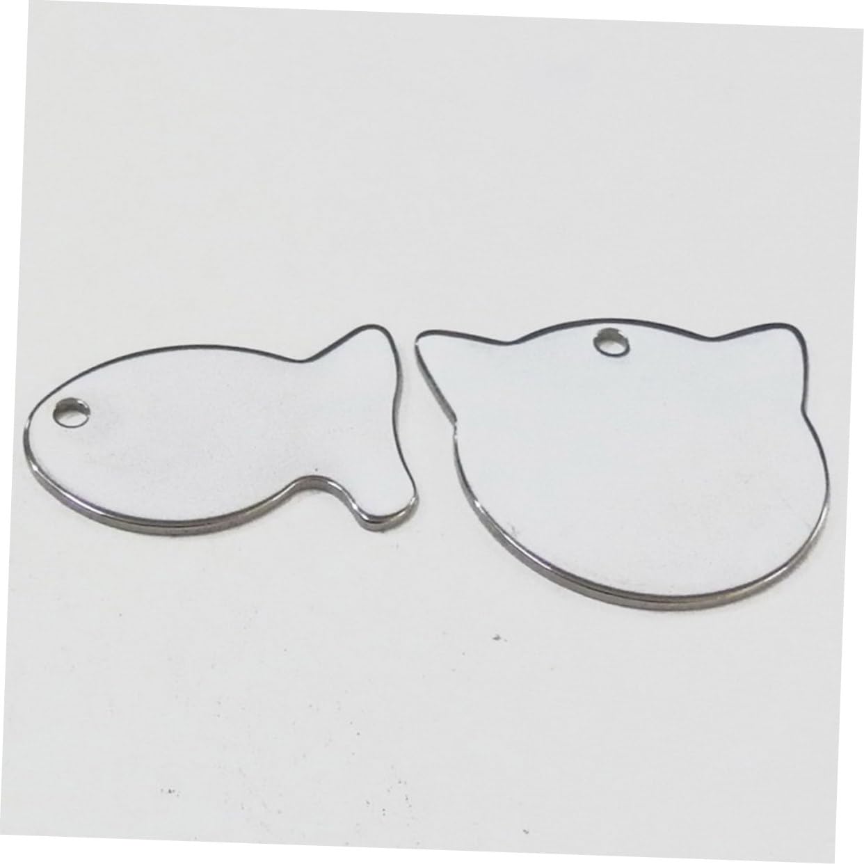Beaupretty Placas De Identificación De Mascotas Acero Inoxidable 50pcs Colgantes Para Perros Resistentes