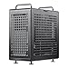 Cooler Master QUBE 540 ATX Mid-Tower PC Case – Highly Customizable Modular Computer Chassis with Movable I/O Panel, Multi-Position PSU Mount, Tempered Glass Panel & Portable Handles – Stardust Iron