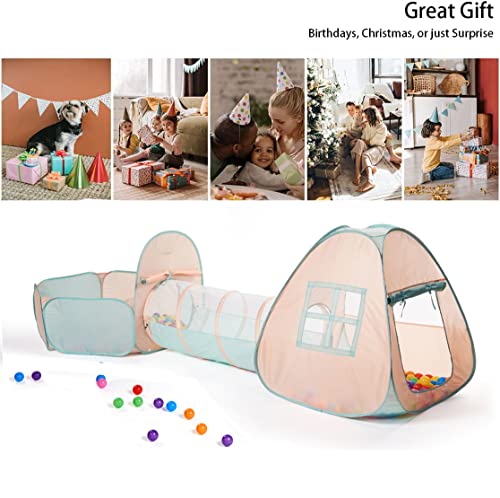 Utex MU-U9WI-VSOM 3 In 1 Pop Up Kids Play Tent With Tunnel And Ball Pit thumb #3