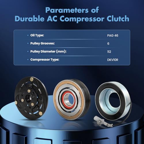 Image of ECCPP A /C Compressor Clutch for Subaru Forester Impreza 2.0L 2014-2016