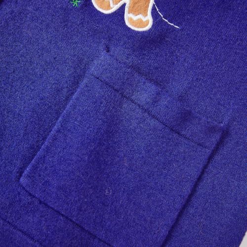 Image of SOLILOQUY Christmas Sweater Vest for Women Button Down Embroidery Knit Vest