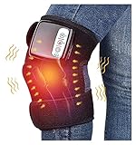 Múltiples usos: el masajeador de envoltura usable ergonómico y compacto se adapta perfectamente a la forma de la articulación de la rodilla, el hombro y el codo. La envoltura de calefacción de la rodilla se queda en su lugar.