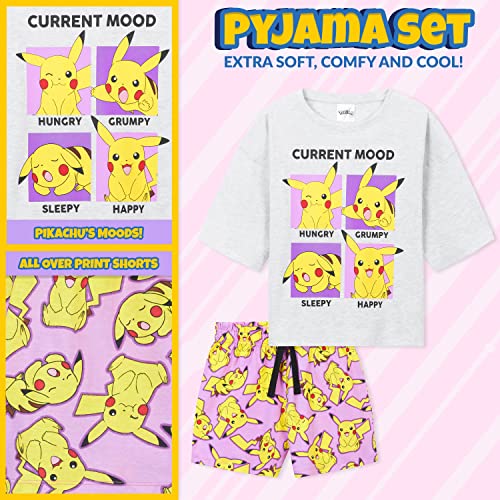 Pokemon Pyjamas for Girls PJs Soft Breathable Nightwear Pyjamas for Teenegers Pikachu 5-14 Years Gifts for Girls3