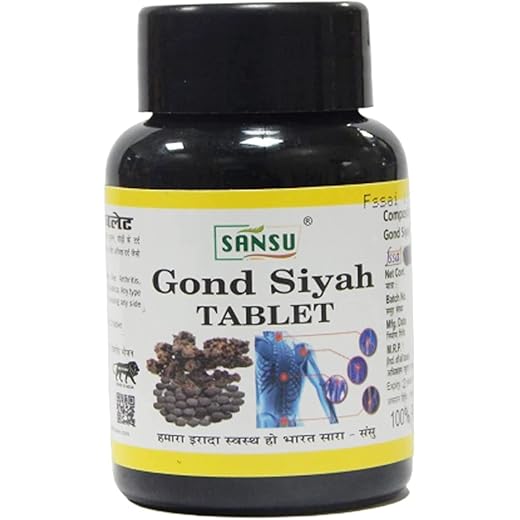 SANSU Gond Siyah 60 Tablet - Digestion Boost