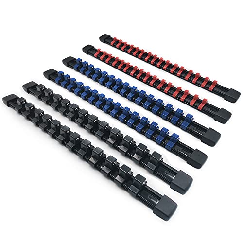 Nusshalter magnetisch für die Werkstatt - Stecknuss Halter - Nuss Halter (1/4" - für 26 Stecknüsse)