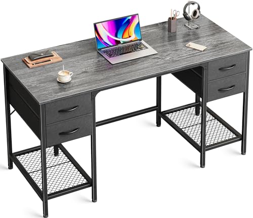 Photo 1 of 47 Inch Computer Desk with 4 Drawers