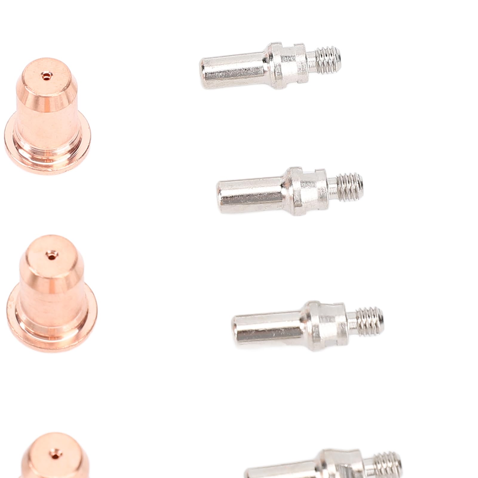 Bewinner 48-teiliges IPT40-Schneidbrenner-Verbrauchsmaterial-Set, Elektrodendüsen-Schutzbecher, Abstandsführung für CUT-55DS Pro und CUT-65DS Plasmabrenner, Ersatz-Verbrauchsmaterial-Set für