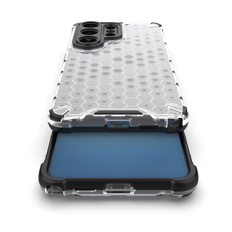 Image of Plastic Bumper Back Case Cover for Samsung Galaxy S26 Ultra 5G (Transparent)