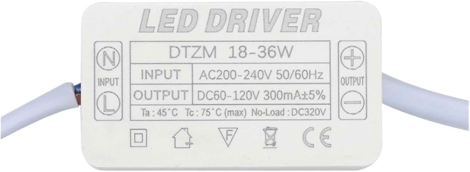 1PCS LED Driver Transformer Input AC175-265V(18-36W 300mA)