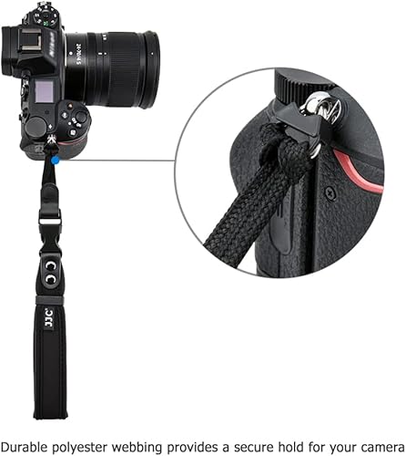 Miniatura 5 de JJC Correa de mano suave para cámara Canon Rebel T7 T6 T8i SL3 90D EOS R R10 RP M50 M6 Nikon D3500 D750 Z5 Z6 Z7 Z8 Z50 Z30 Zf Sony ZV-E1 A6000