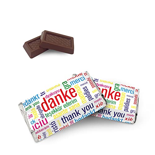 Schokoladen Täfelchen Danke, Naps ca. 200 einzeln verpackt "Welt"