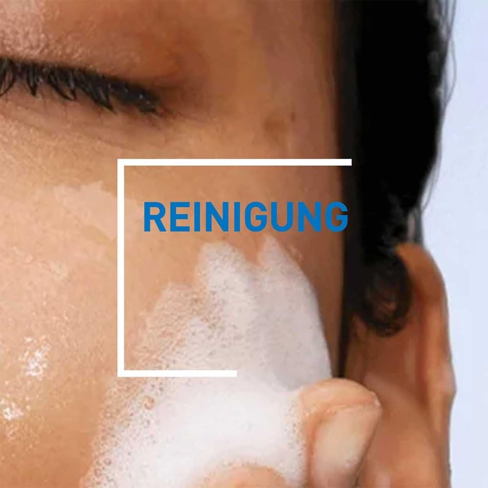 Gel Detergente Levigante CeraVe SA 473 ml per Pelli Secche e Ruvide - Esfolia, Idrata e Ripara con Niacinamide e Acido Salicilico