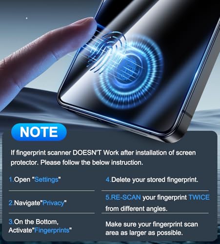 Image of Uyiton for Samsung Galaxy S26 Plus Screen Protector UnBreak-Glass | Ultrasonic Fingerprint Support Auto-Alignment Frame Scratch-Resistant Bubble-Free S26 Plus Screen Protector, 2 Pack