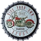 Spirit Motors Deko Wandhänger Kronkorken, Unisex, Multipurpose, Ganzjährig, Metall