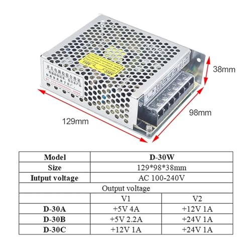 Alimentation D-30W double sortie pour remplacer deux blocs électriques - 2
