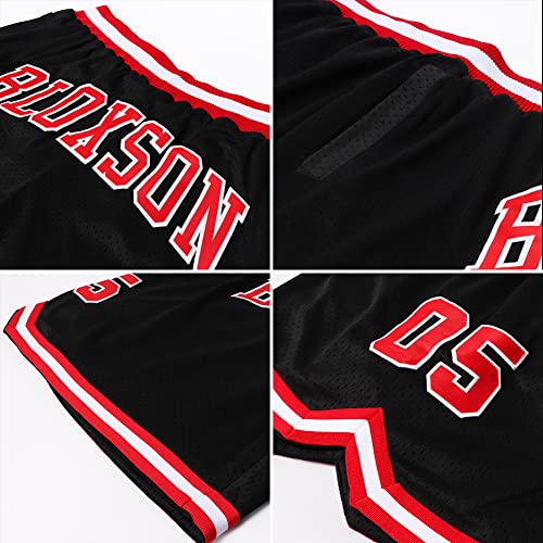 Custom Hawaii Rib-Knit Basketball Short Stitched Name and Number Printed Pattern Dry-Fit Sport Active Athletic Shorts4