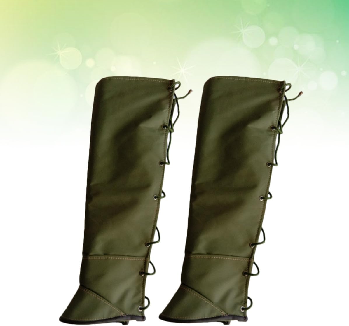 Outdoor Canvas Waterproof with Strap Protective Sleeve Green Leg