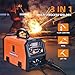 PANERGYRIC 160A MIG Welder,110V/220V Dual Voltage 3 in 1 Welder Flux Core Welder Gasless MIG/Lift TIG/Stick Big LED Digital Display Portable Welding Machine for Beginners IGBT Inverter Welder