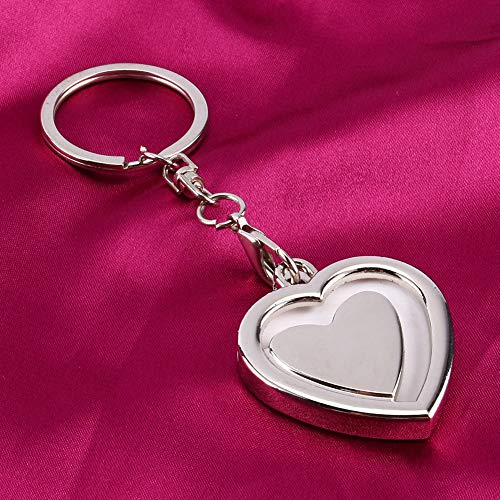 Mini fotolijst sleutelhanger, schattige draagbare lichtgewicht metalen duurzame fotolijst sleutelhanger houder, voor… - Afbeelding 7